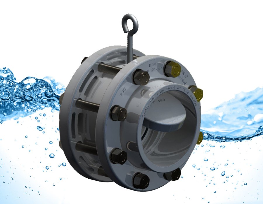 250 mm Çalparalı Çekvalfler (Flanş,Kole Cıvatalı)
